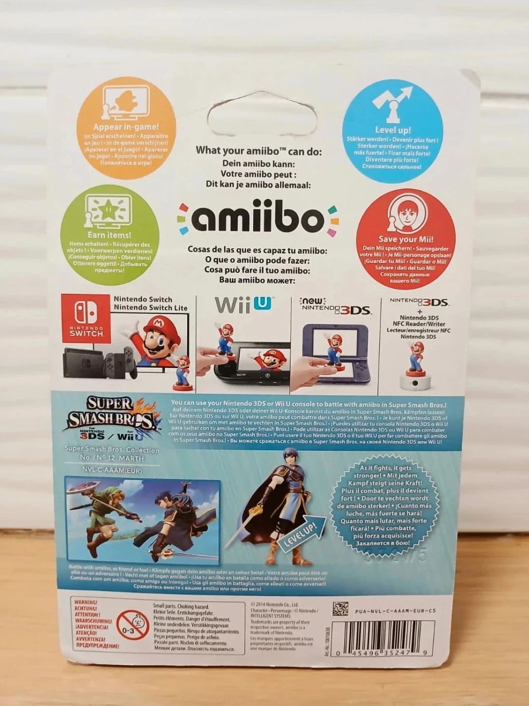 Figurinha Nintendo Amiibo Marth 12 Super Smash Bros Coleção – photo 2